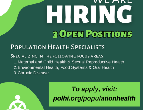 JOB OPENING Population Health Specialist (3 Openings)