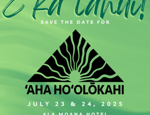 SAVE THE DATE: ʻAha Hoʻolōkahi 2025